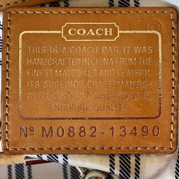 COACH Hampton 10th Anniversary Kisslock Tote Purse - Picture 10 of 17
